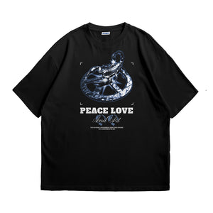 POPINKER peace love and art tee T-shirt - popinker